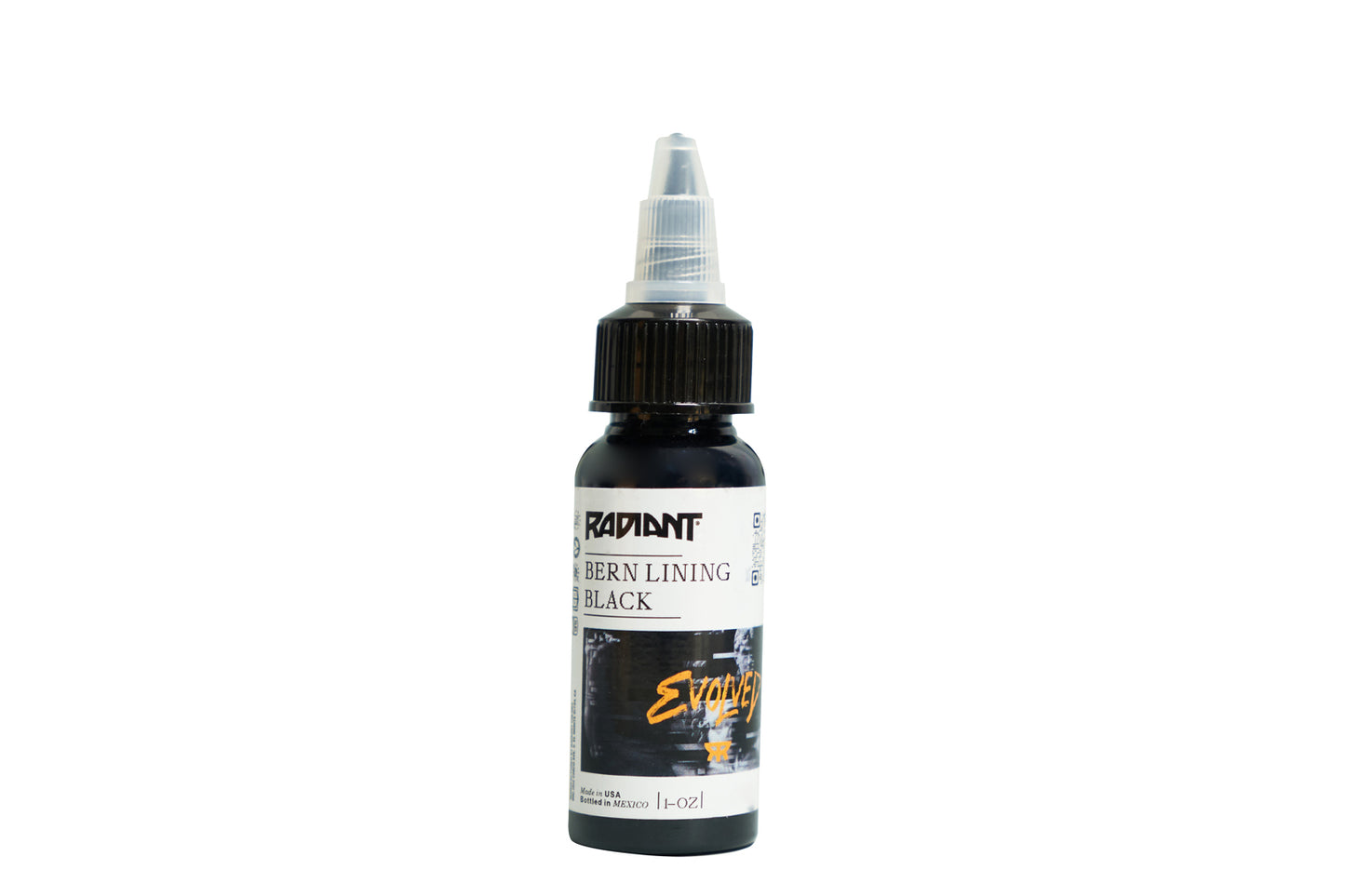 Radiant Evolved - Tattoo Ink - Bern Lining Black - 120ml