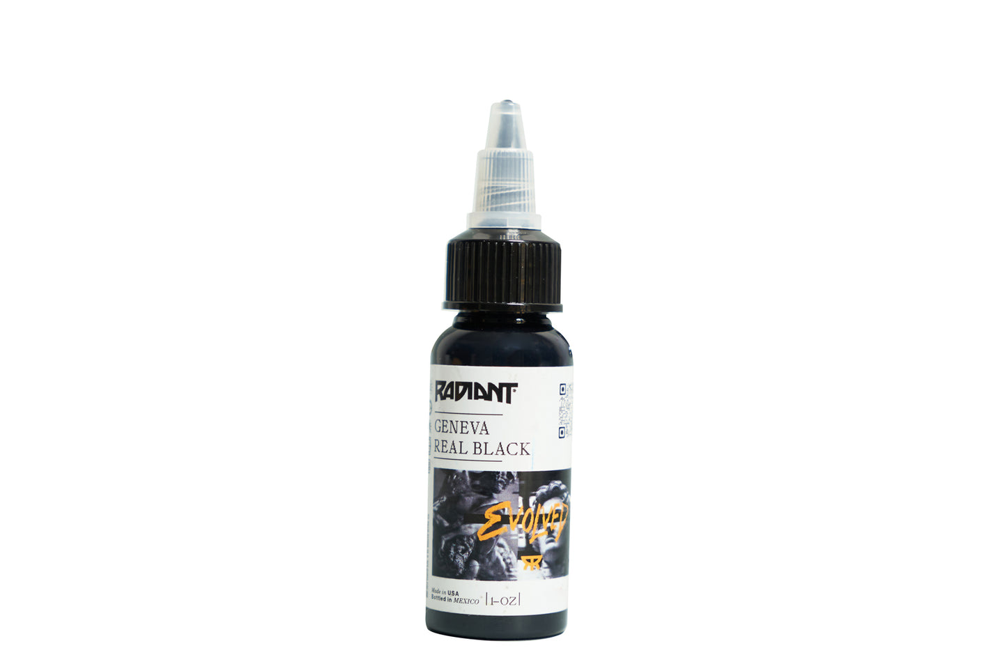 Radiant Evolved - Tattoo Ink - Geneva Real Black - 120ml