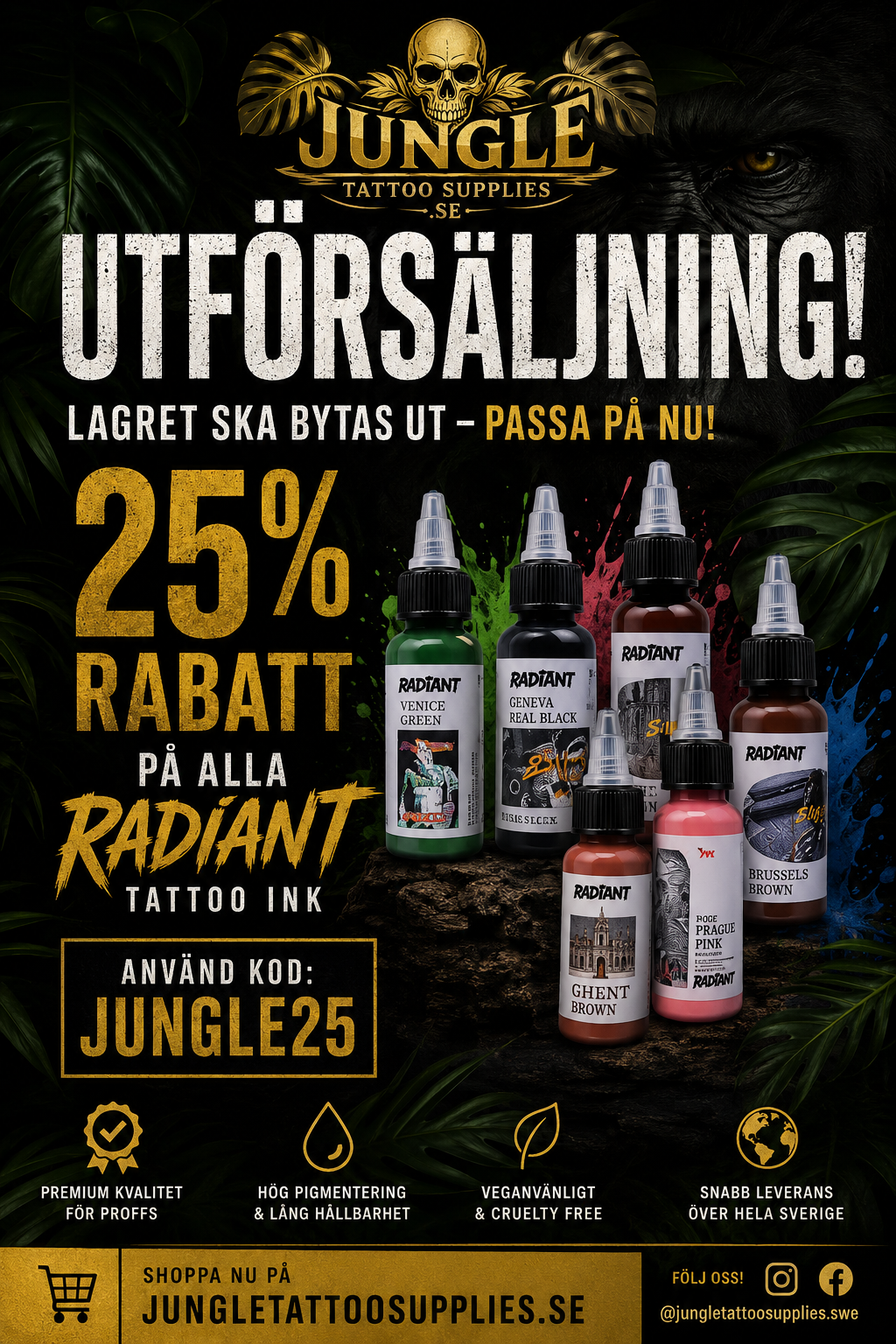 Radiant Tattoo Ink Därför väljer allt fler tatuerare Radiant